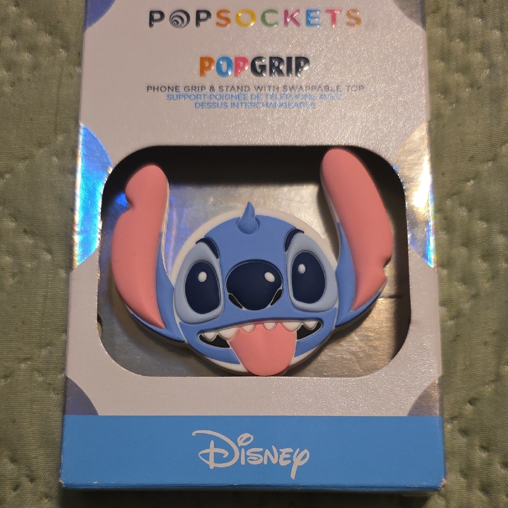 Disney Stitch Blue and Pink PopGrip